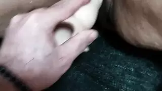 نجمة البورن تقذف مثل نافورة من اختراق اللعبة المكثف